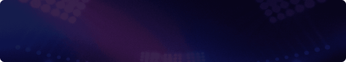 Footer background image showing a stadium with a crowd and bright lights