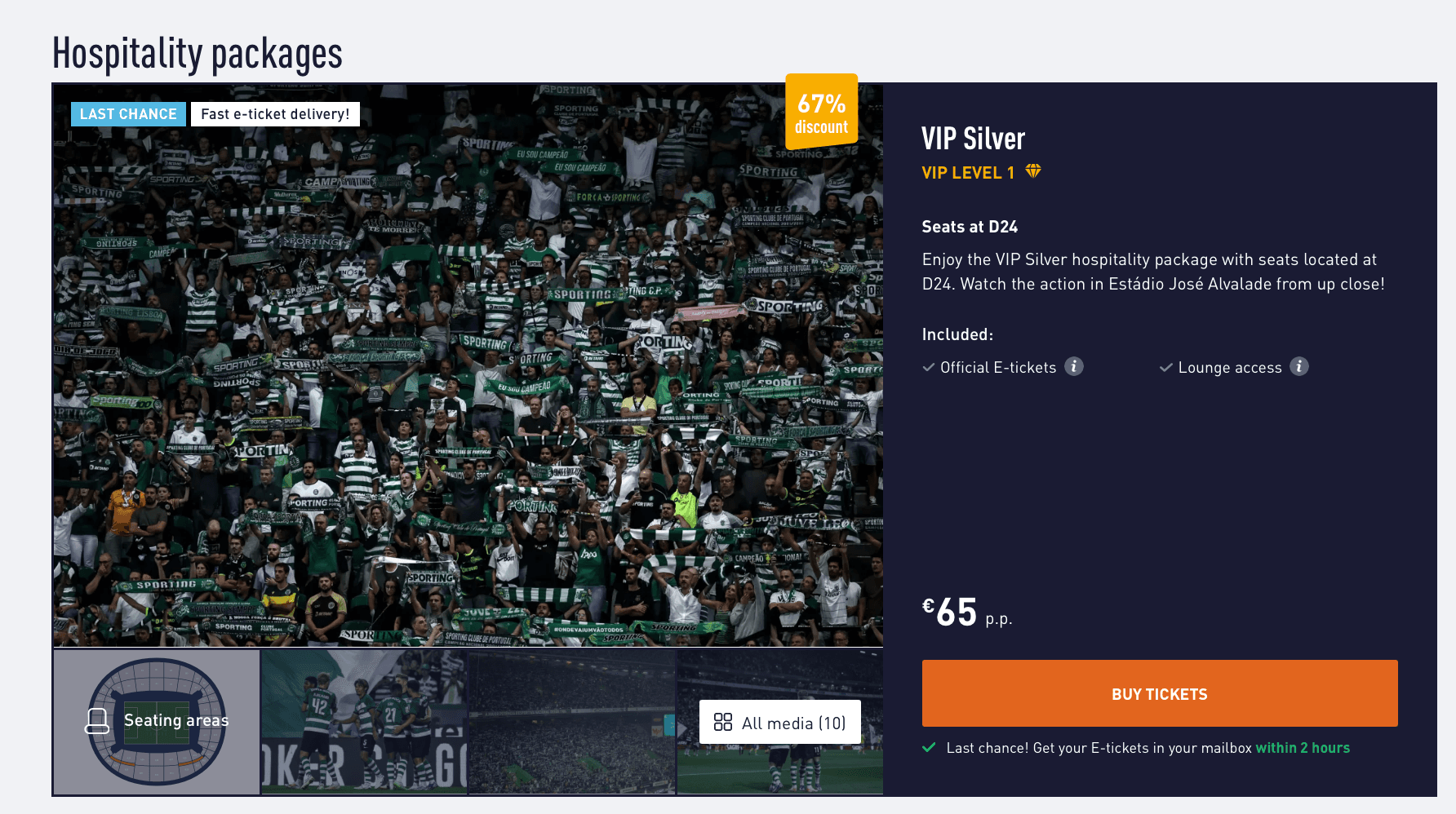 the ticket page of p1 travel