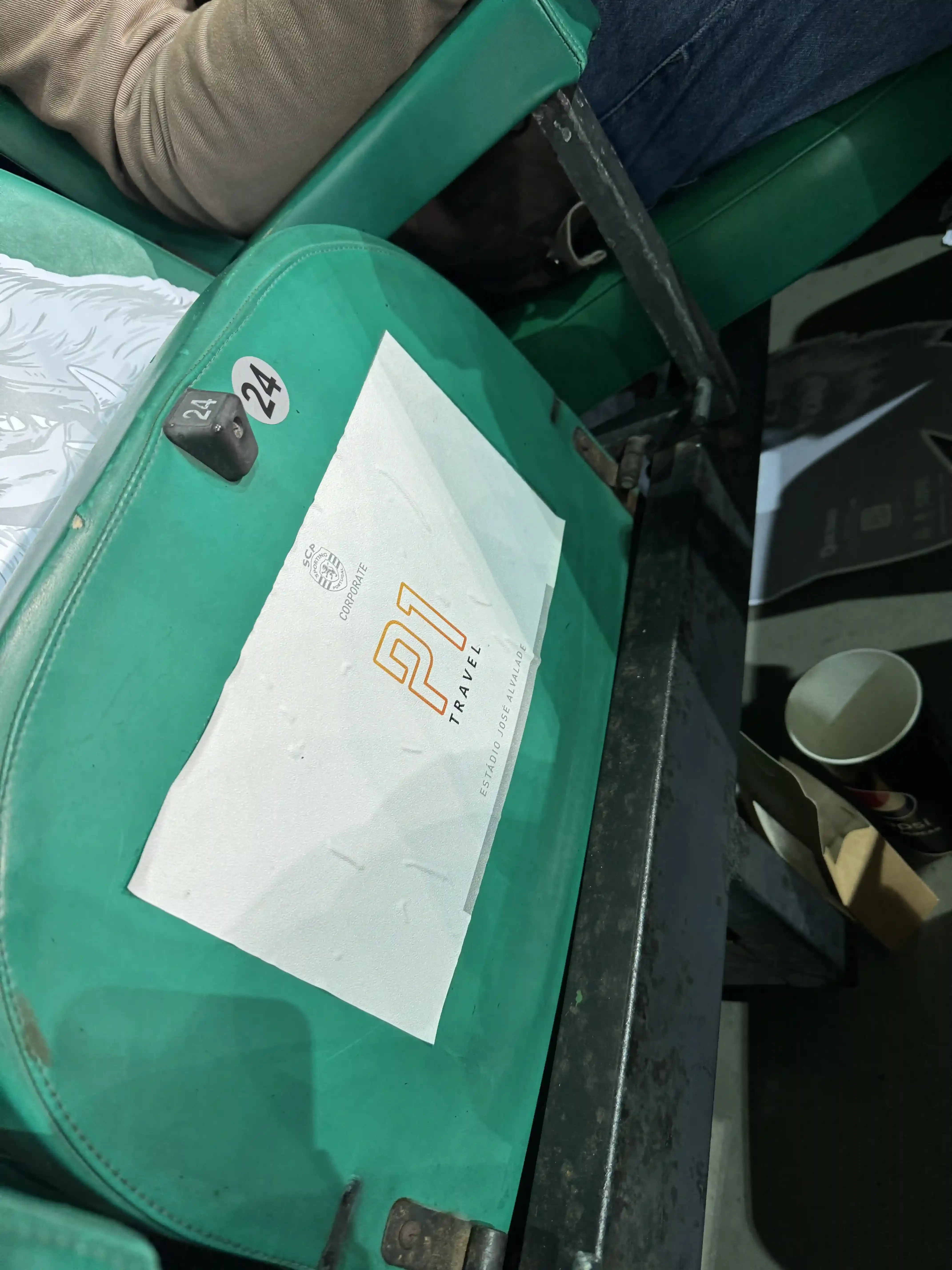 seat at the Estádio José Alvalade stadium