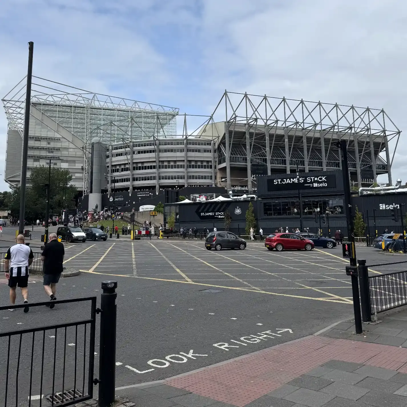 St James Park Stadium Exterior Home of Newcastle United United 