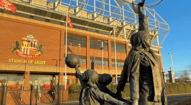 Stadium of light in Sunderland